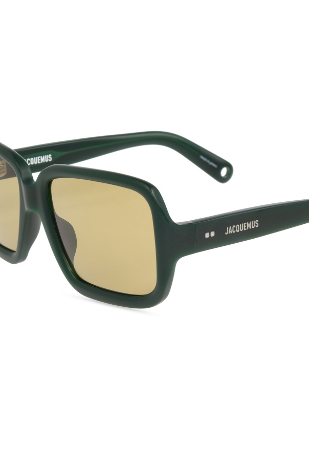 Jacquemus Cabana Square Sunglasses In Nude