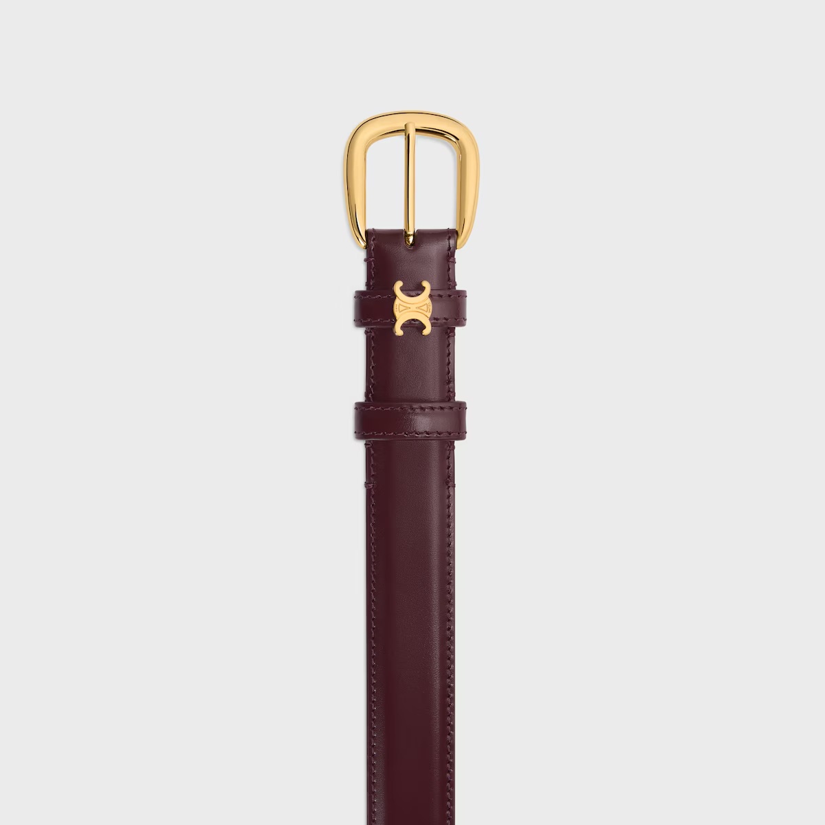 Celine Medium 25mm Vivienne Belt In Taurillon Leather