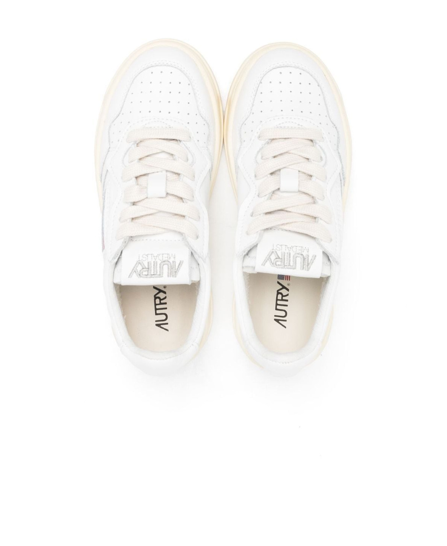 AUTRY AUTRY KIDS ROUND TOE LACE-UP SNEAKERS