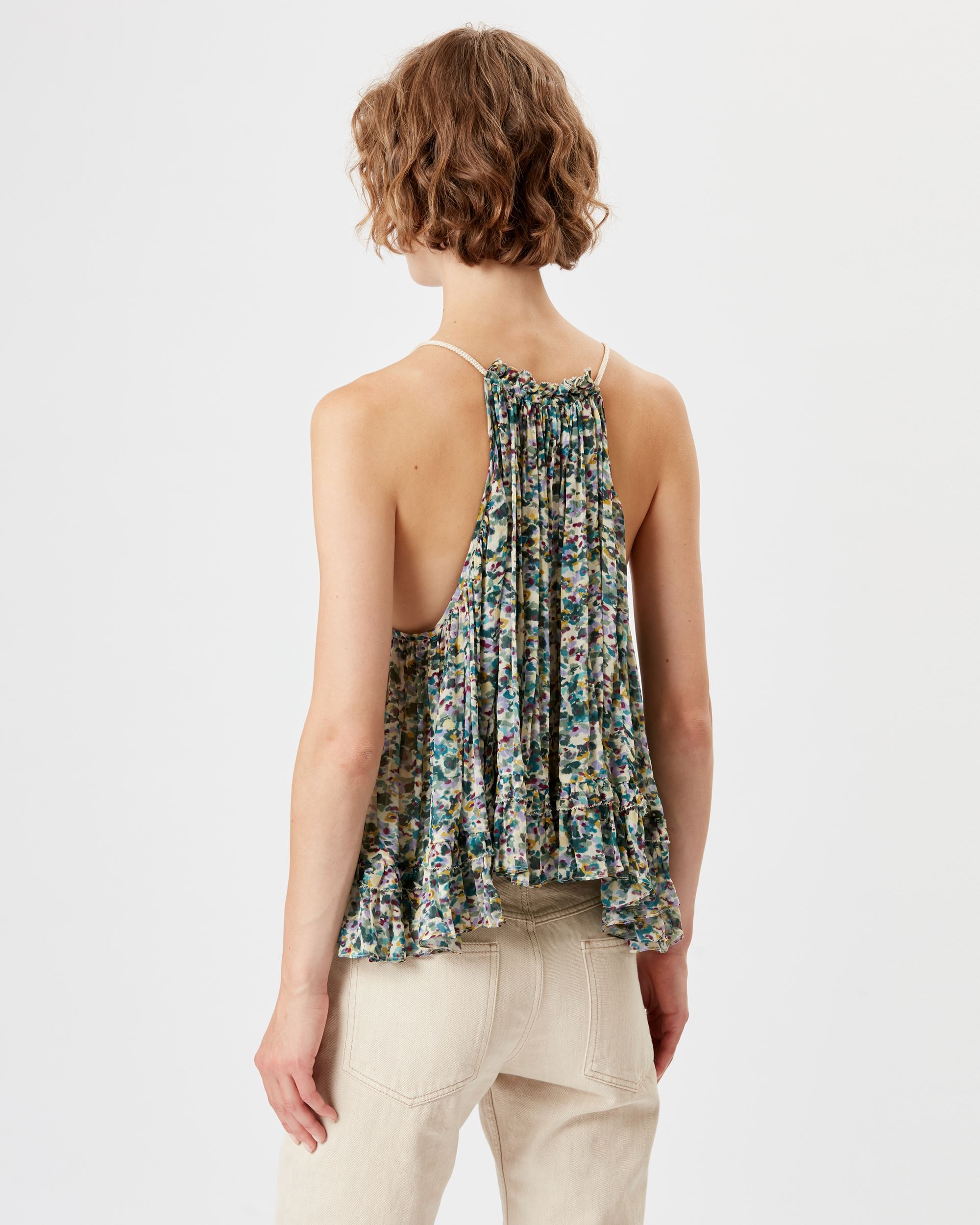 Isabel Marant Étoile Printed Sling In Gray