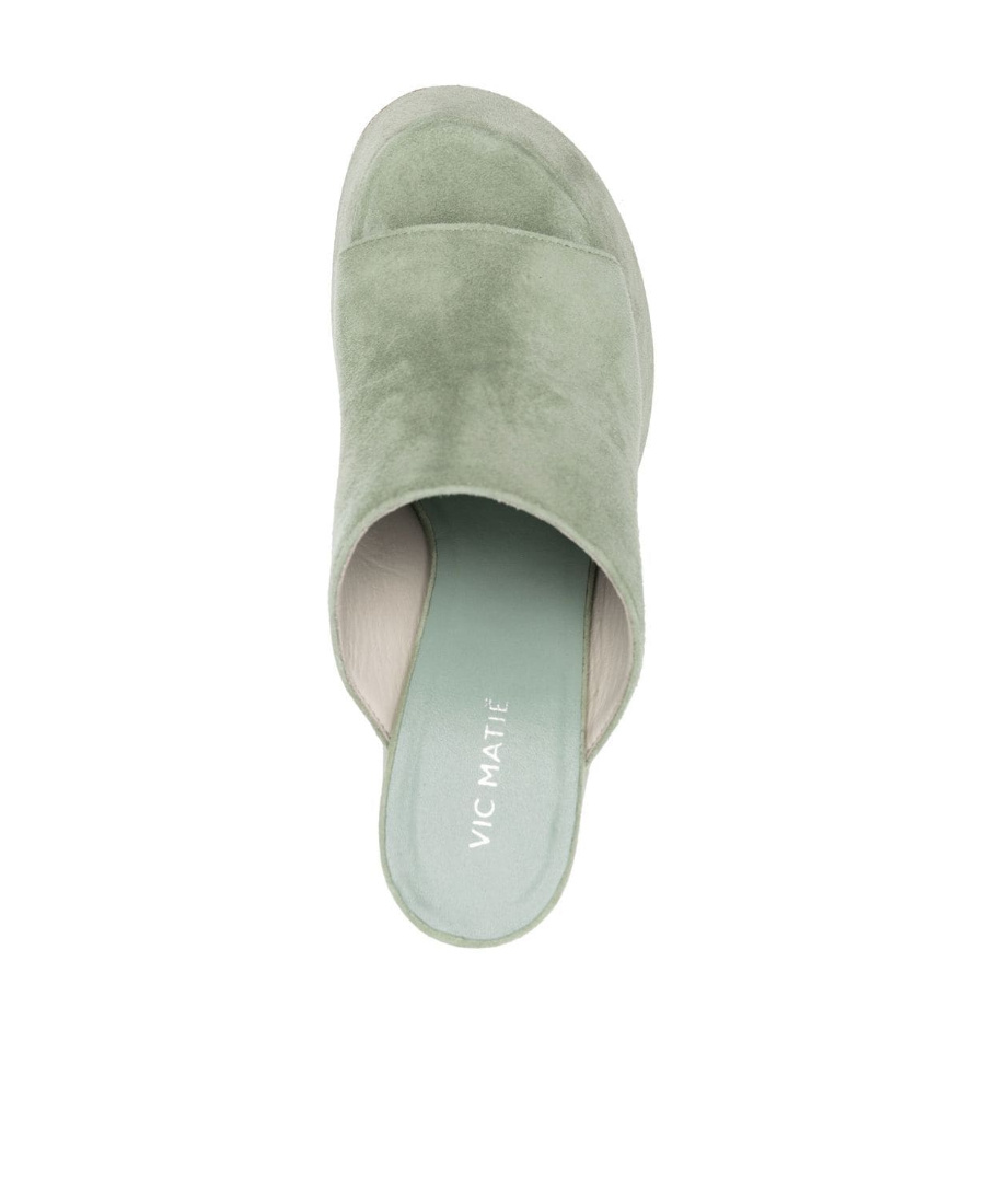 Shop Vic Matie Slip-on Platform Mules In Gray