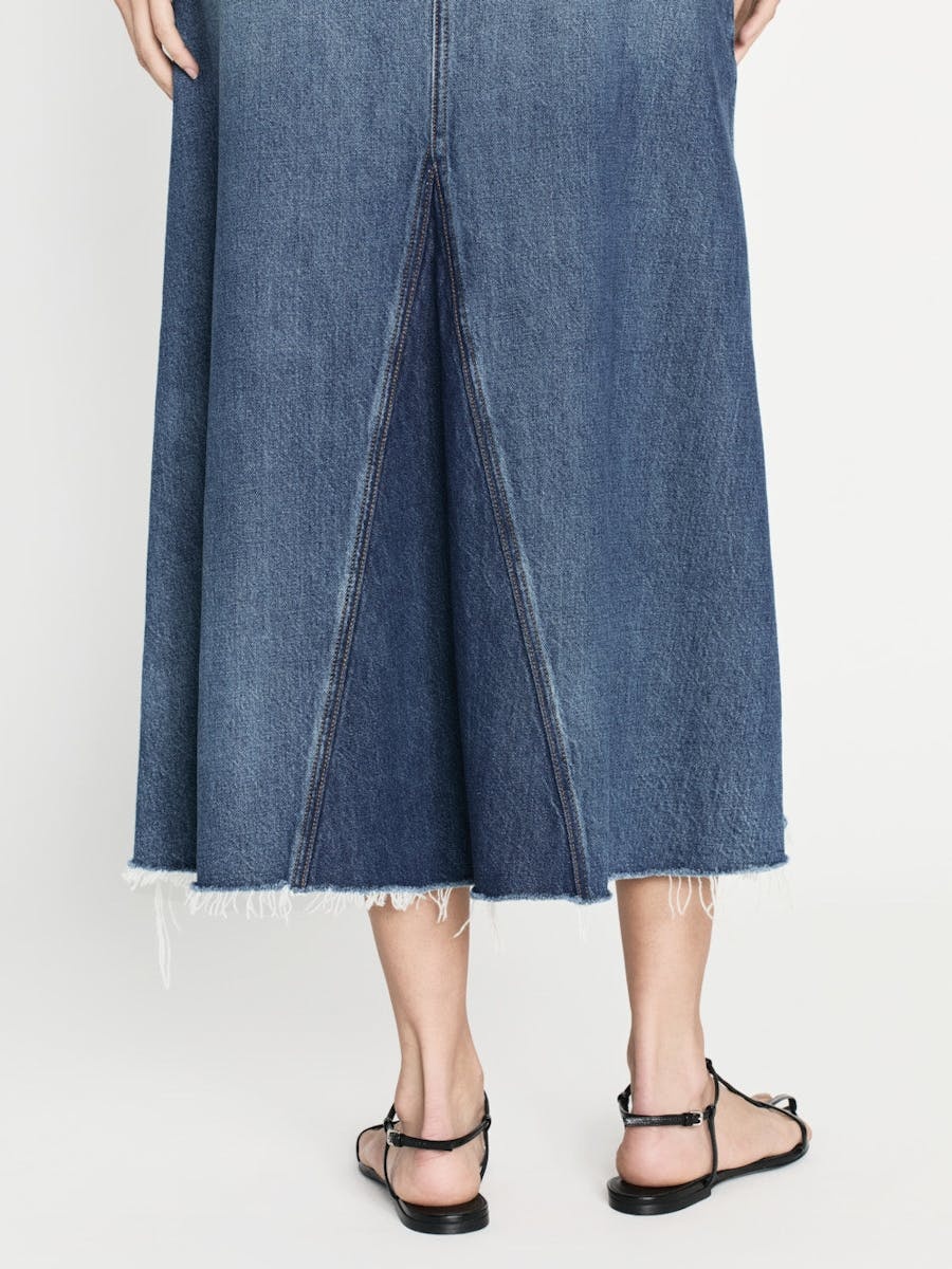 Frame Skirt In Blue