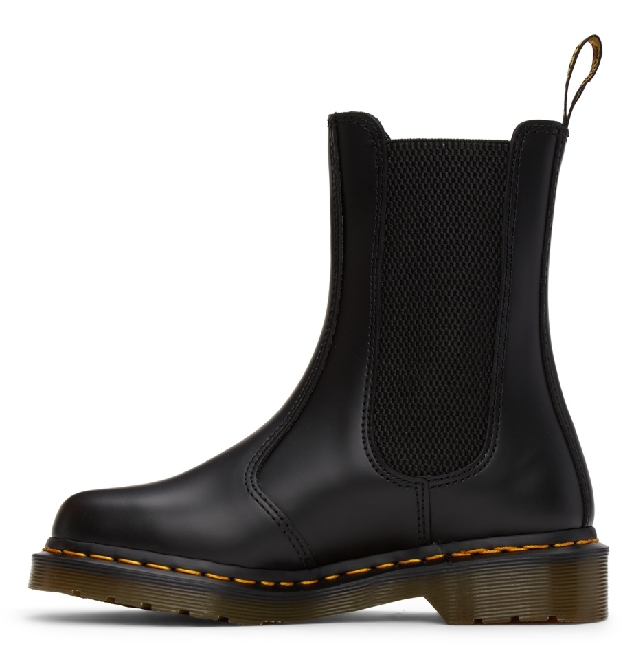 Dr. Martens' Smooth Chelsea Boots In Black