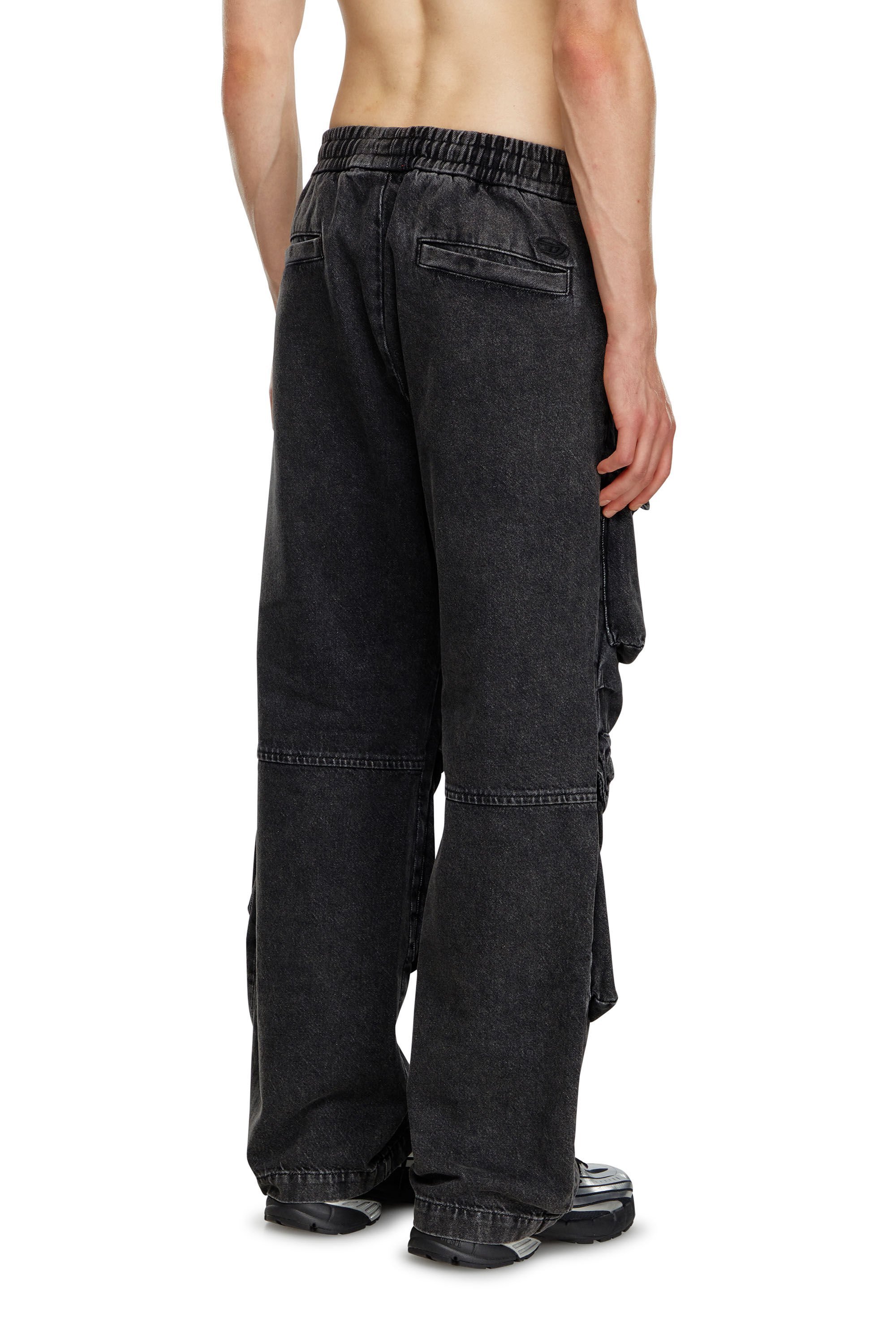 Diesel D-beartson Straight-leg Jeans In Black