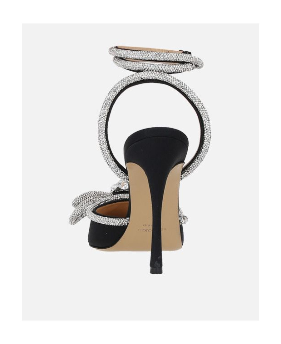 Mach&mach Logo High Heels In Black