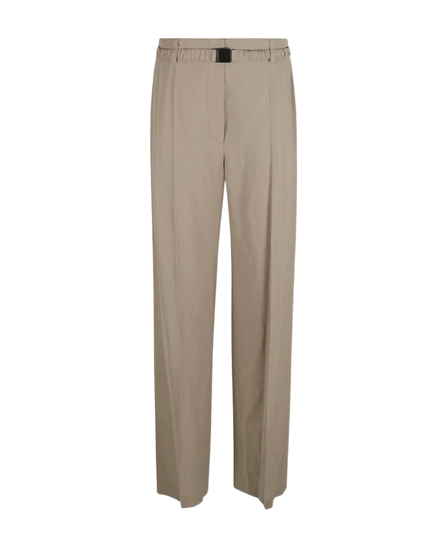 BRUNELLO CUCINELLI BELTED PLEATED STRAIGHT-LEG TROUSERS