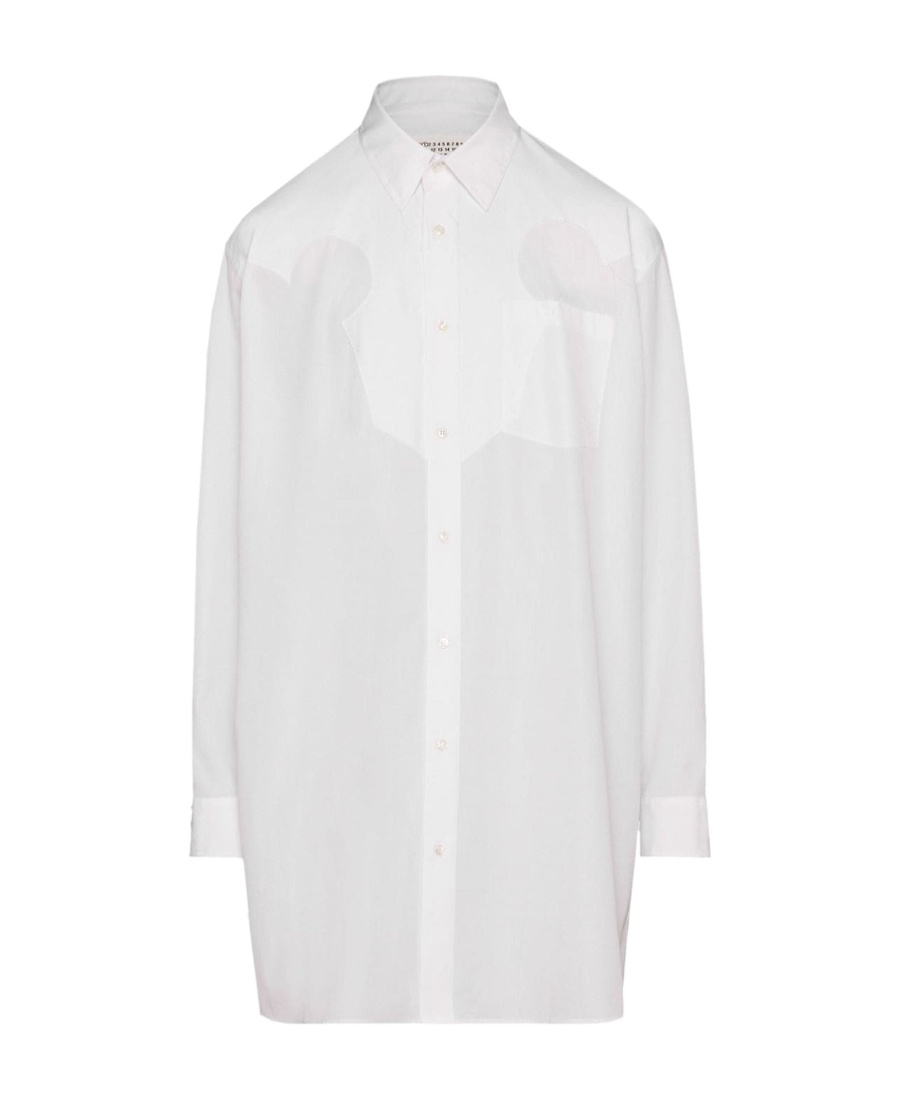 MAISON MARGIELA MAISON MARGIELA BUTTON-UP MINI SHIRT DRESS