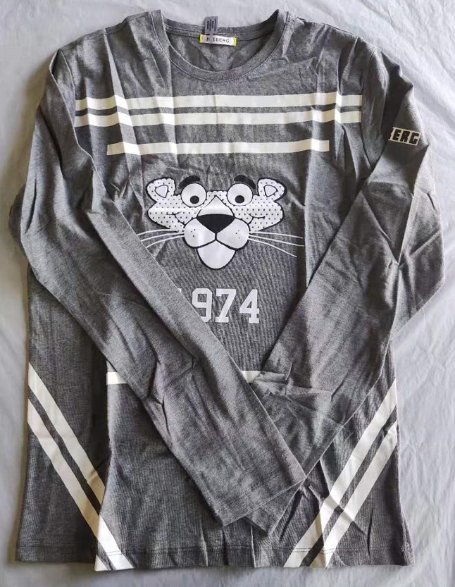 Iceberg Printed Long-sleeved T-shirt In Black
