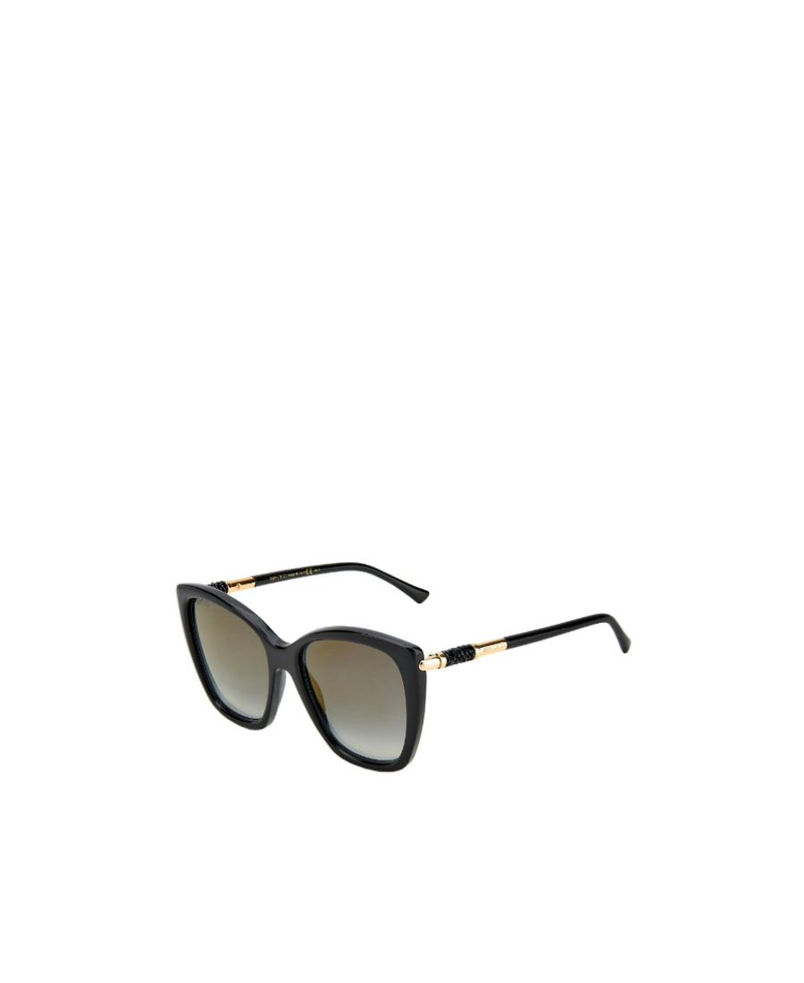 Jimmy Choo Eyewear Butterfly Frame Sunglasses In Black