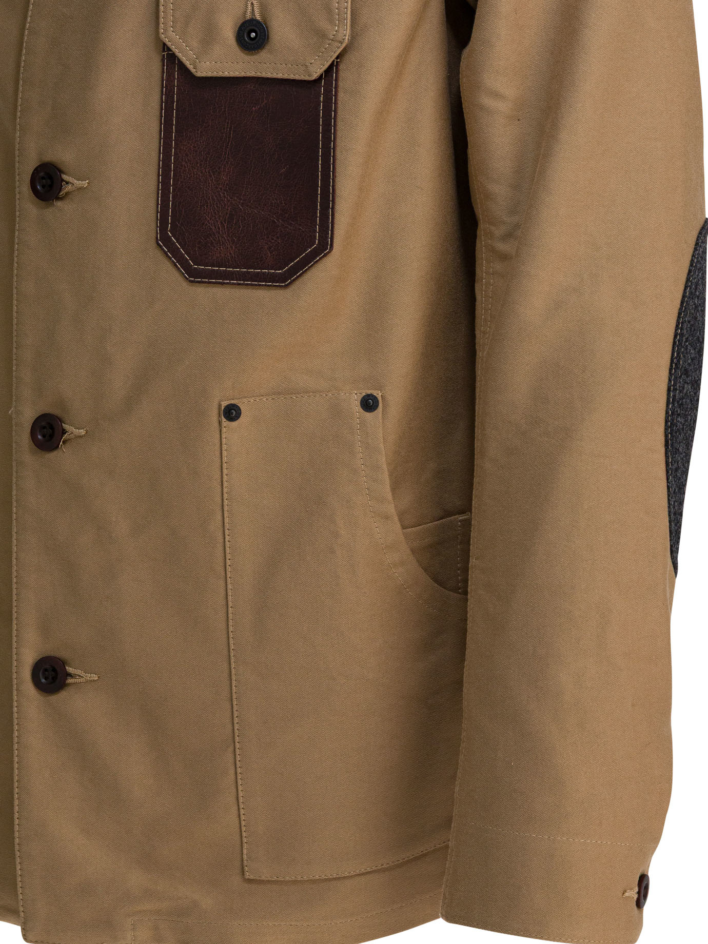 Junya Watanabe Button-down Long-sleeved Casual Jacket In Brown
