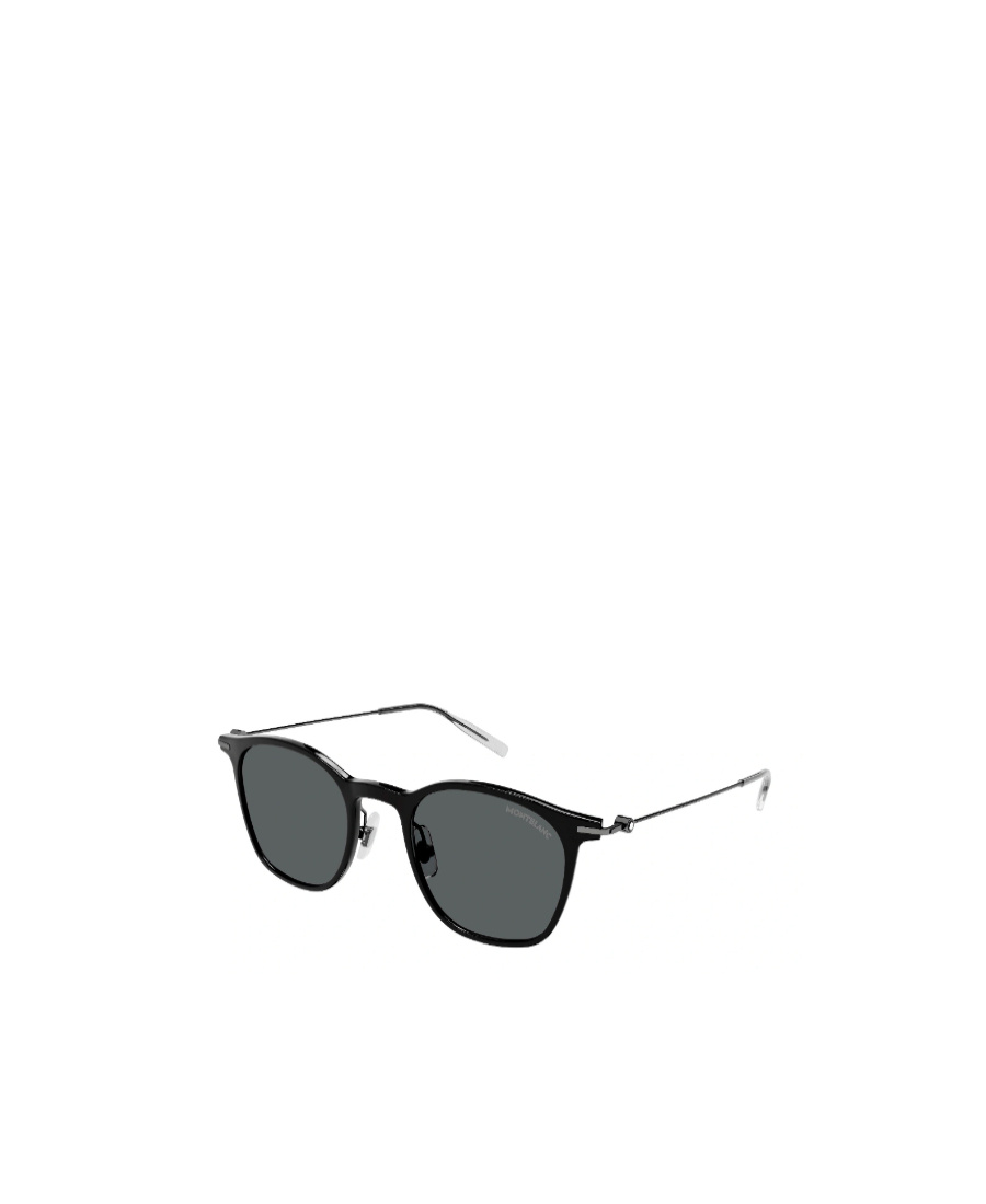 Montblanc Rectangular Frame Glasses In Black