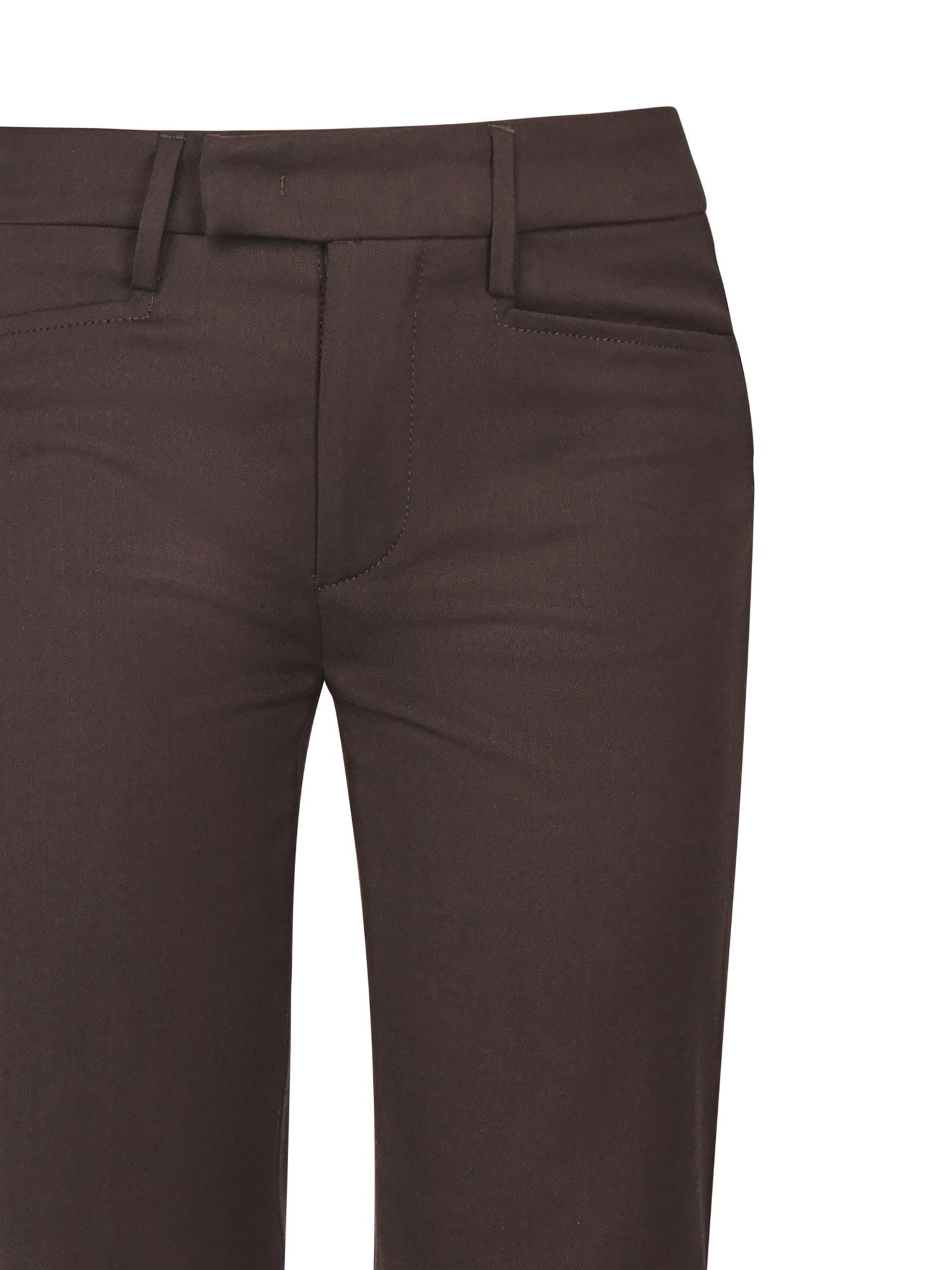 Dondup Flora Regular-fit Pants In Black