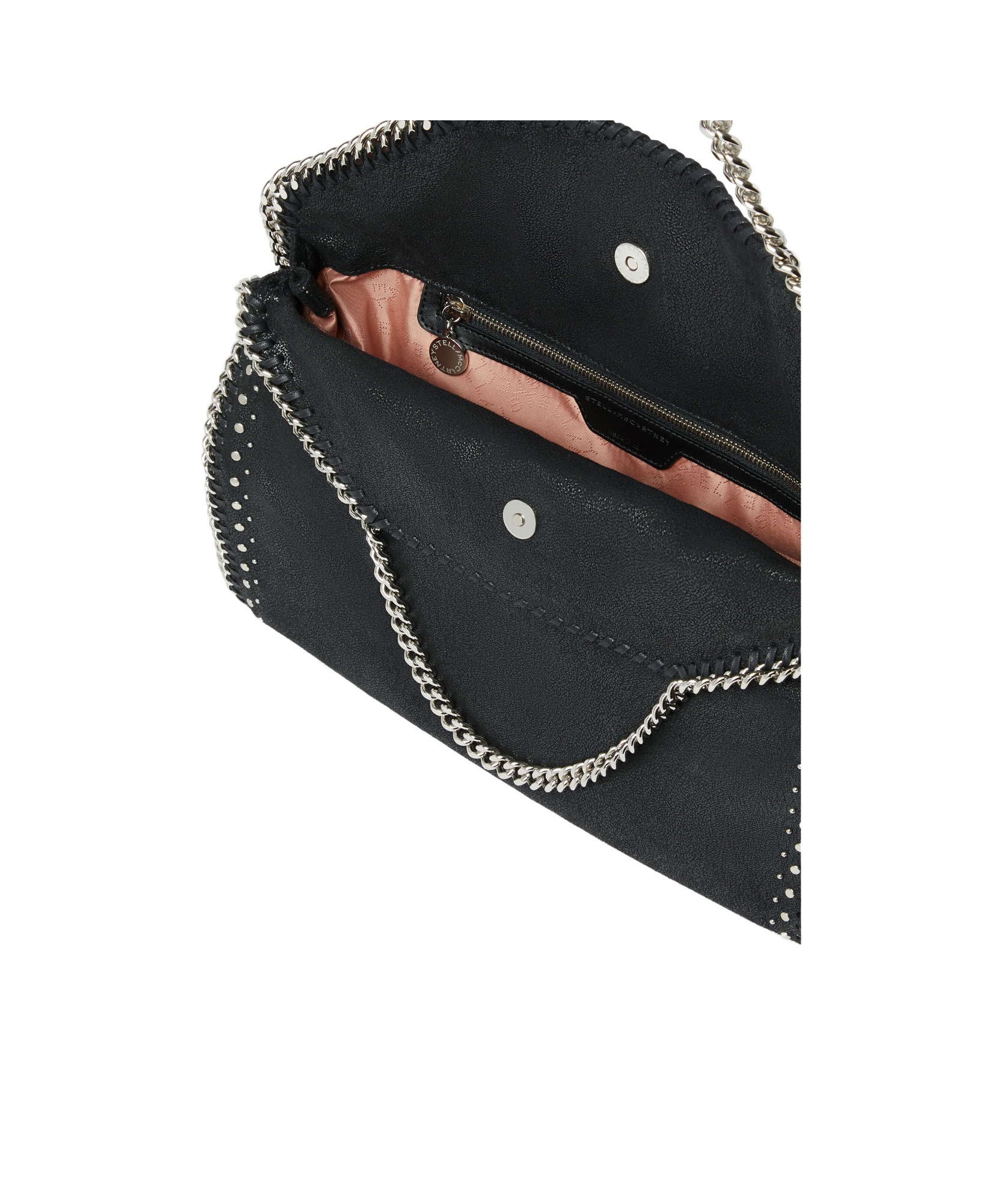 Stella Mccartney Fold-over Tote Bag In Black