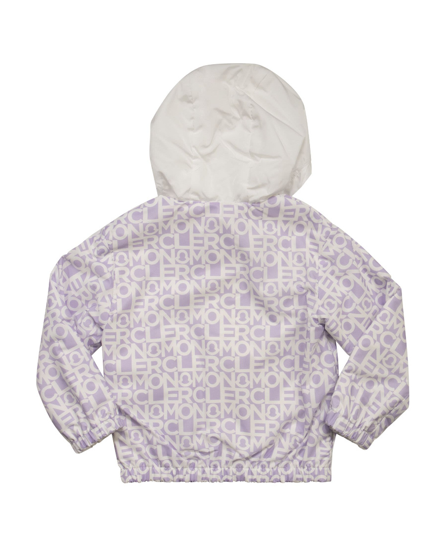 Moncler Hooded Logo-print Jacket In White