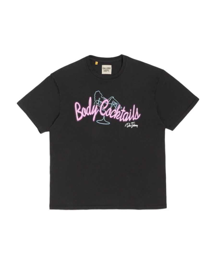 Gallery Dept. Body Cocktails Logo-print T-shirt In Black