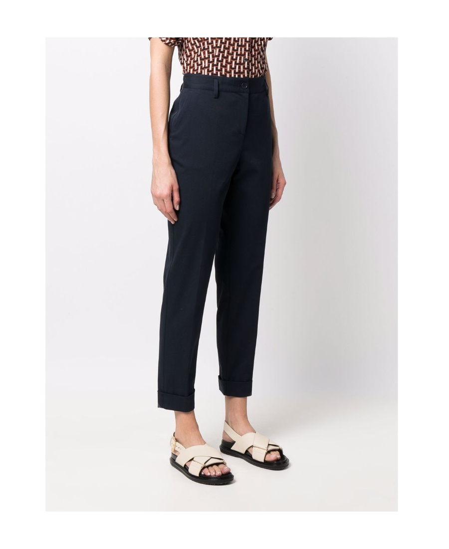 P.a.r.o.s.h Cotton Trousers In Black