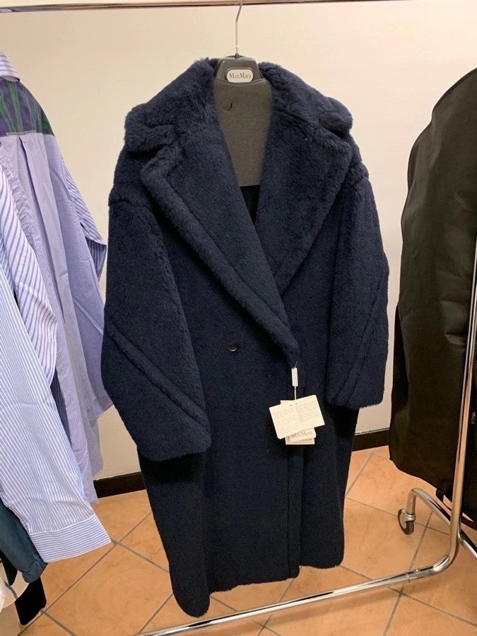 Max Mara Hooded Coat With Belt In Black Wool In Black