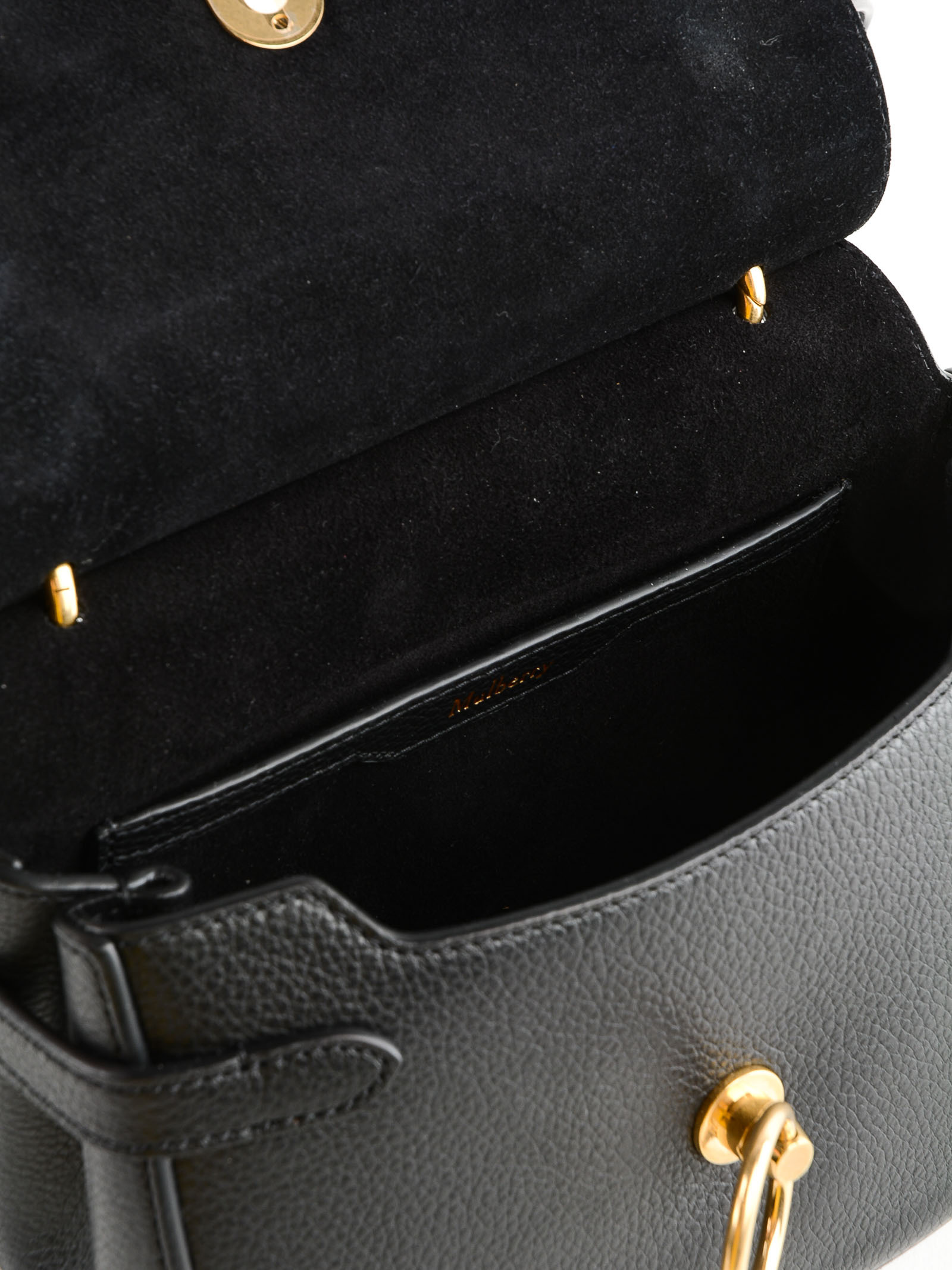 MULBERRY MULBERRY AMBERLEY LOGO DETAILED SMALL SHOULDER BAG