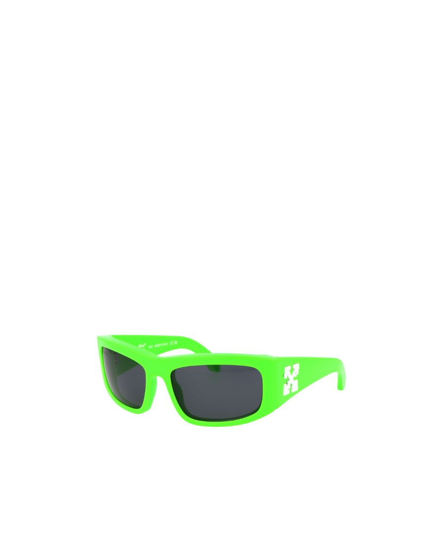 Off-white Arrows Rectangular Sunglasses In Green