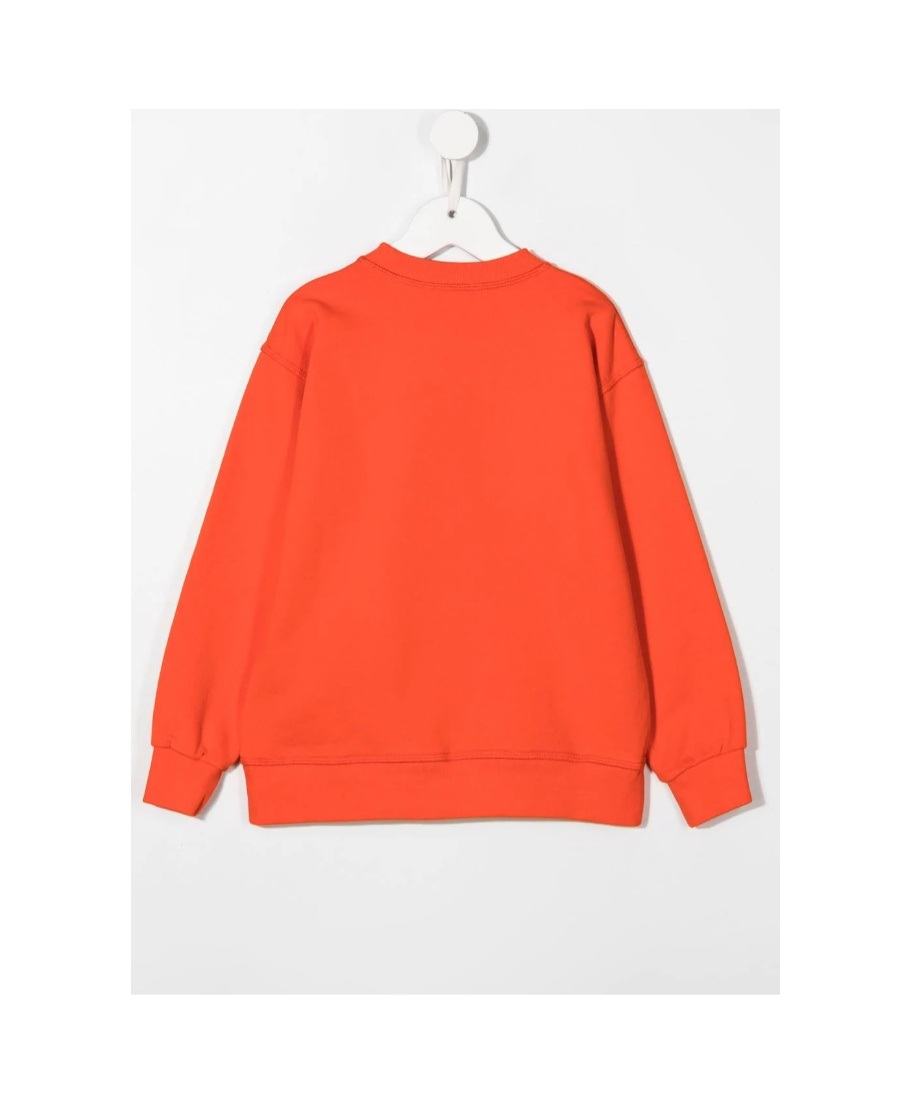 Shop Dsquared2 Spray Logo-print Sweatshirt In Orange