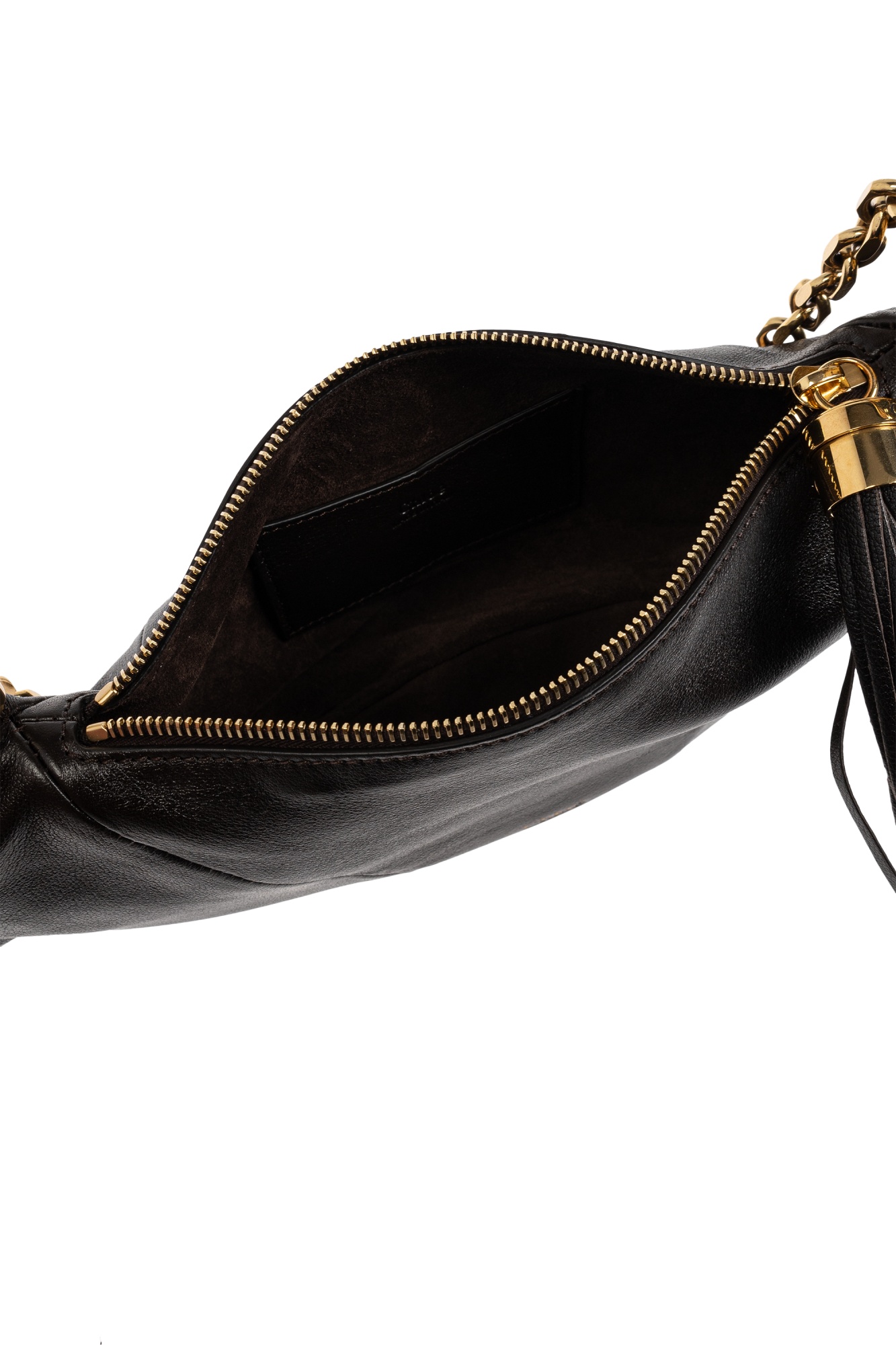 Chloé Foulard Shoulder Bags Black In Black