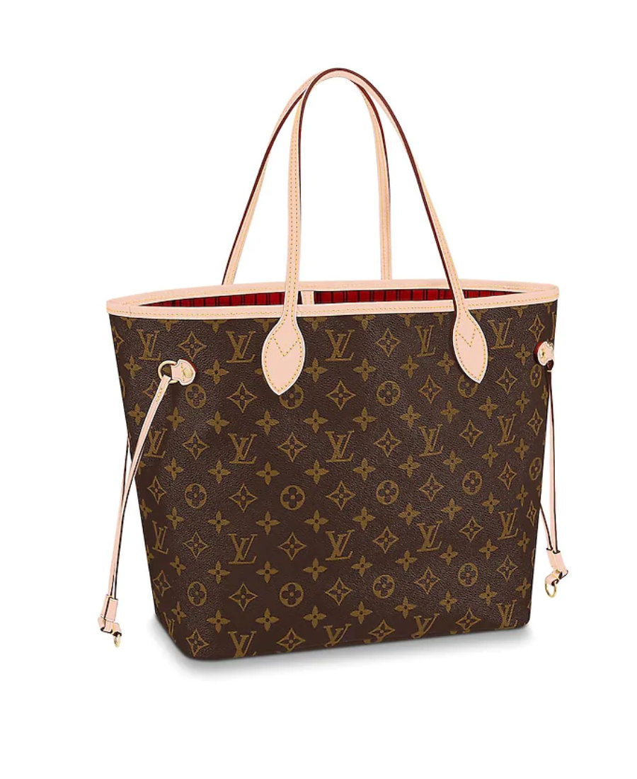 Pre-owned Louis Vuitton Neverfull Medium Handbag In Black