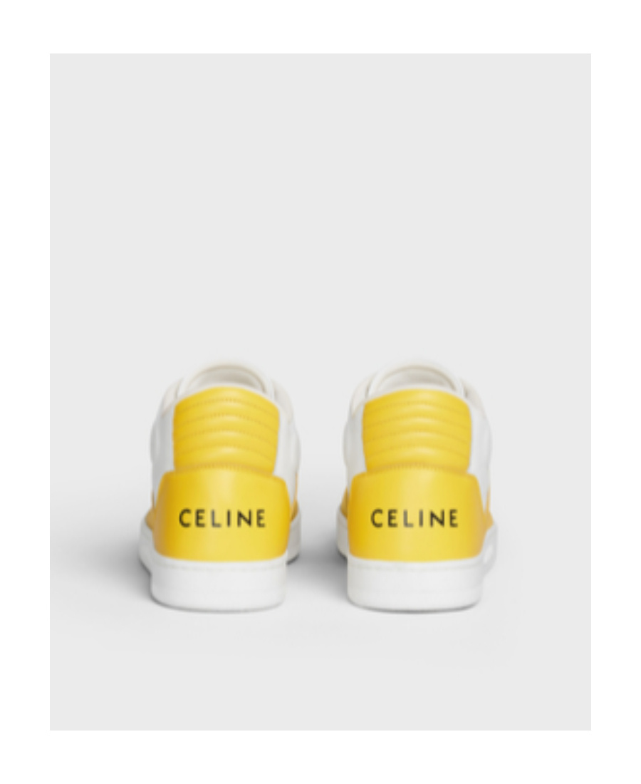 CELINE CT-02 MID SNEAKER WITH VELCRO IN CALFSKIN