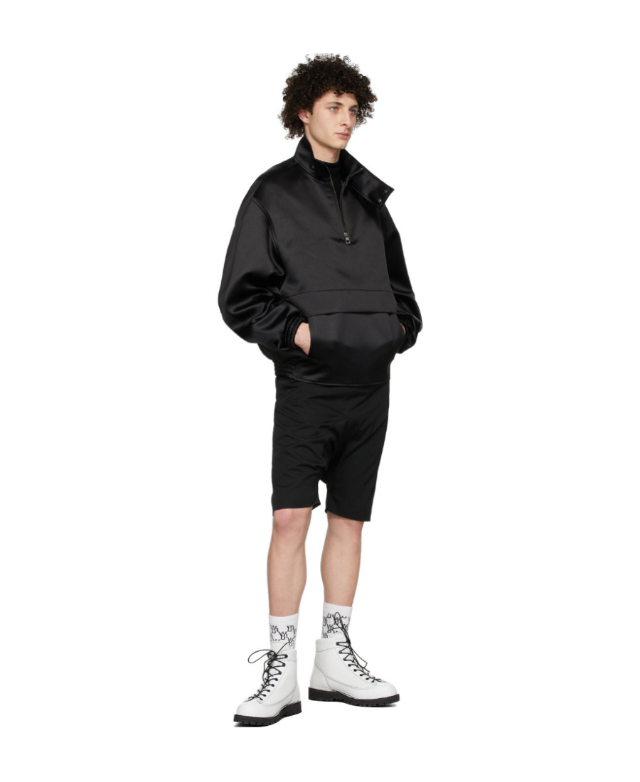 We11 Done We11done Black Polyester Jacket In Black