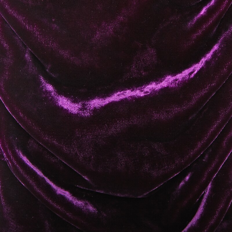 Gucci Horsebit Belted Velvet Slim-leg Trousers In Purple