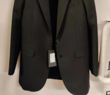 Saint Laurent Single-breasted Wool Blazer In Black