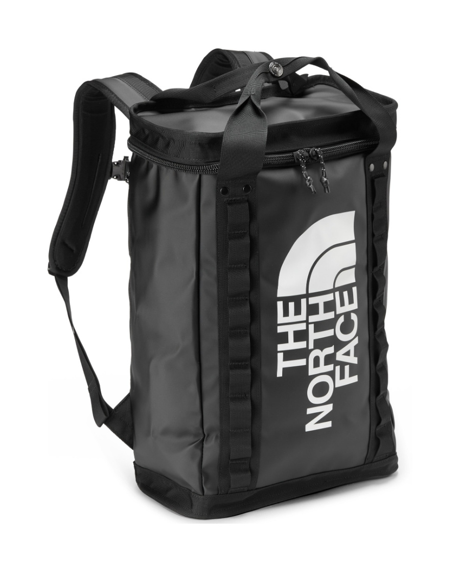The North Face Black Logo Backpack In Black