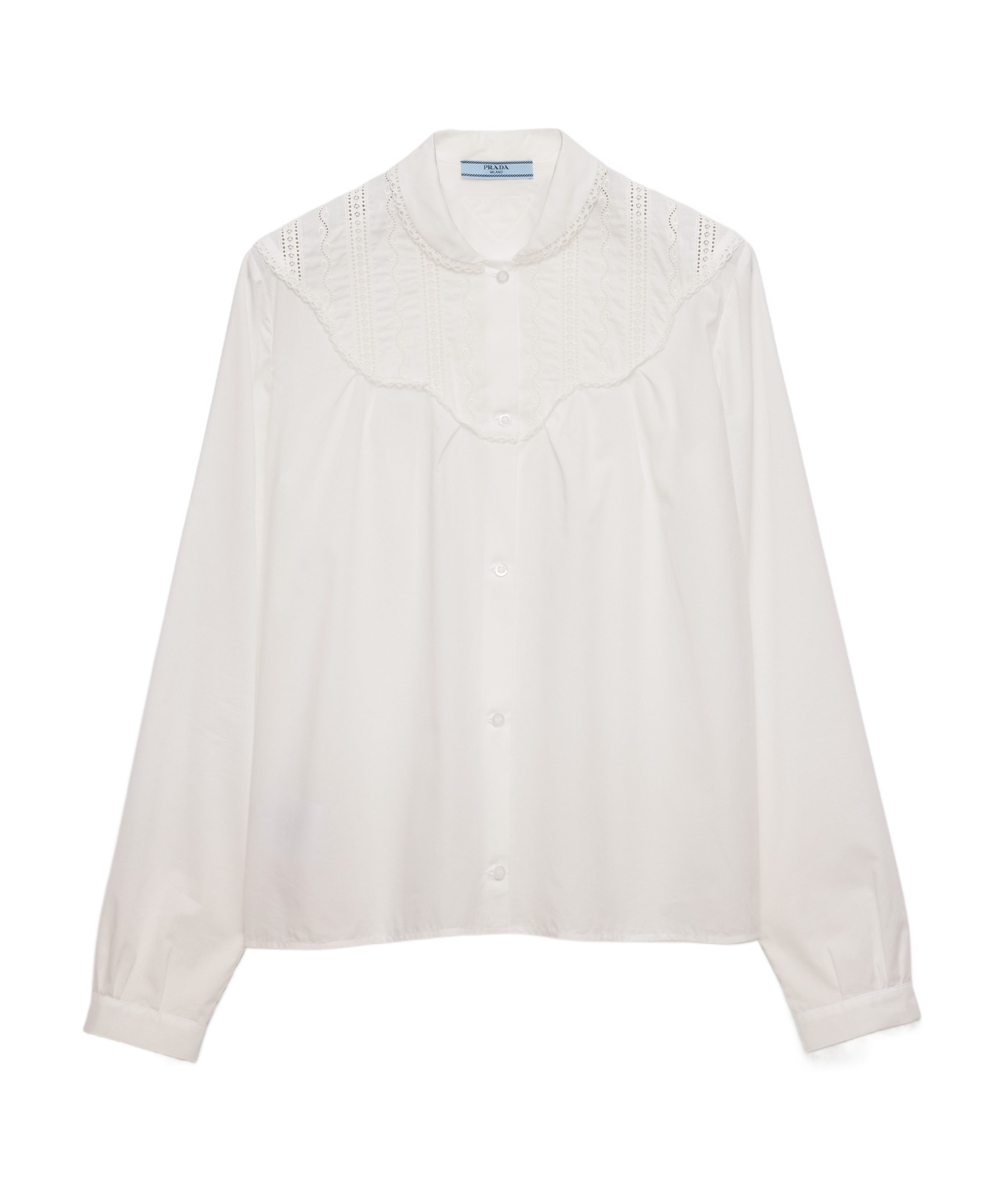 Prada Batista Embroidered Blouse