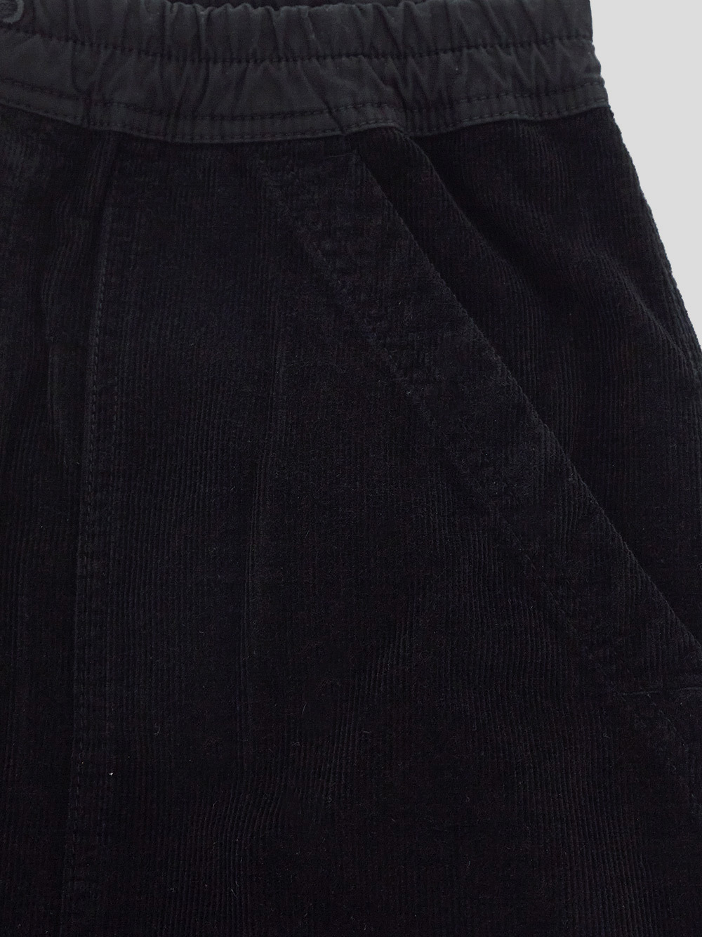 Saint Laurent Drawstring Straight Leg Trousers In Black