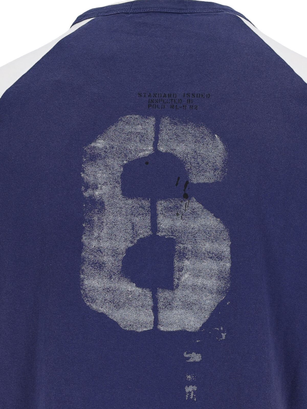 Polo Ralph Lauren Crew Neck Graphic Print Contrast Sleeves