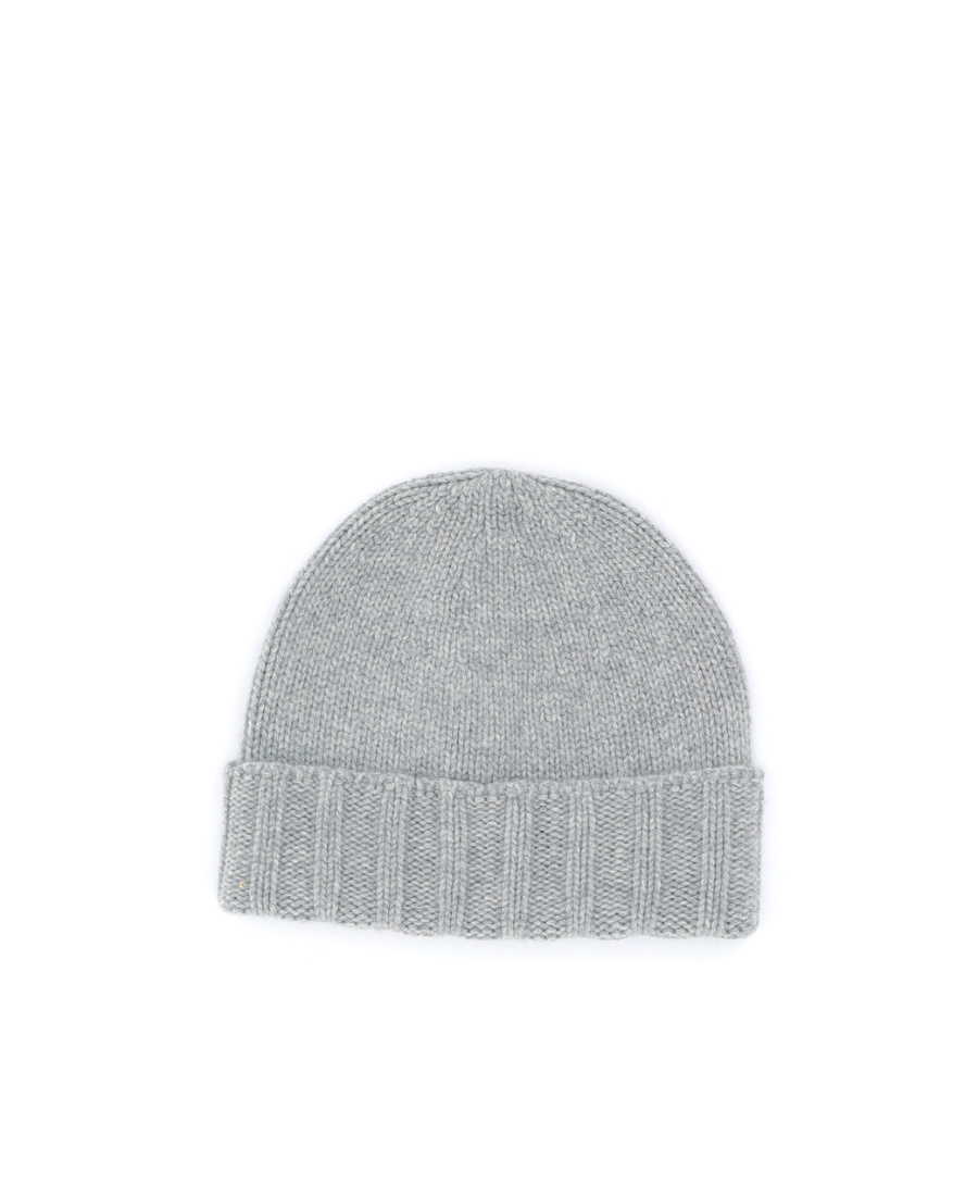 Drumohr Cable Knit Beanie In Gray
