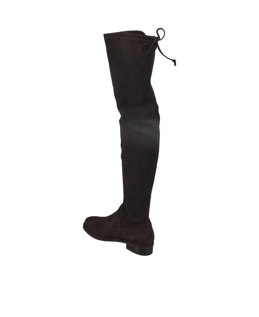 Stuart Weitzman Round-headed Boots In Black