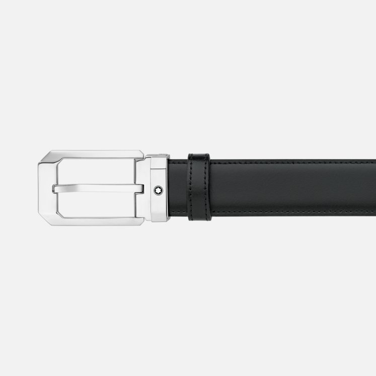 Montblanc Leather Reversible Pin Buckle Belt