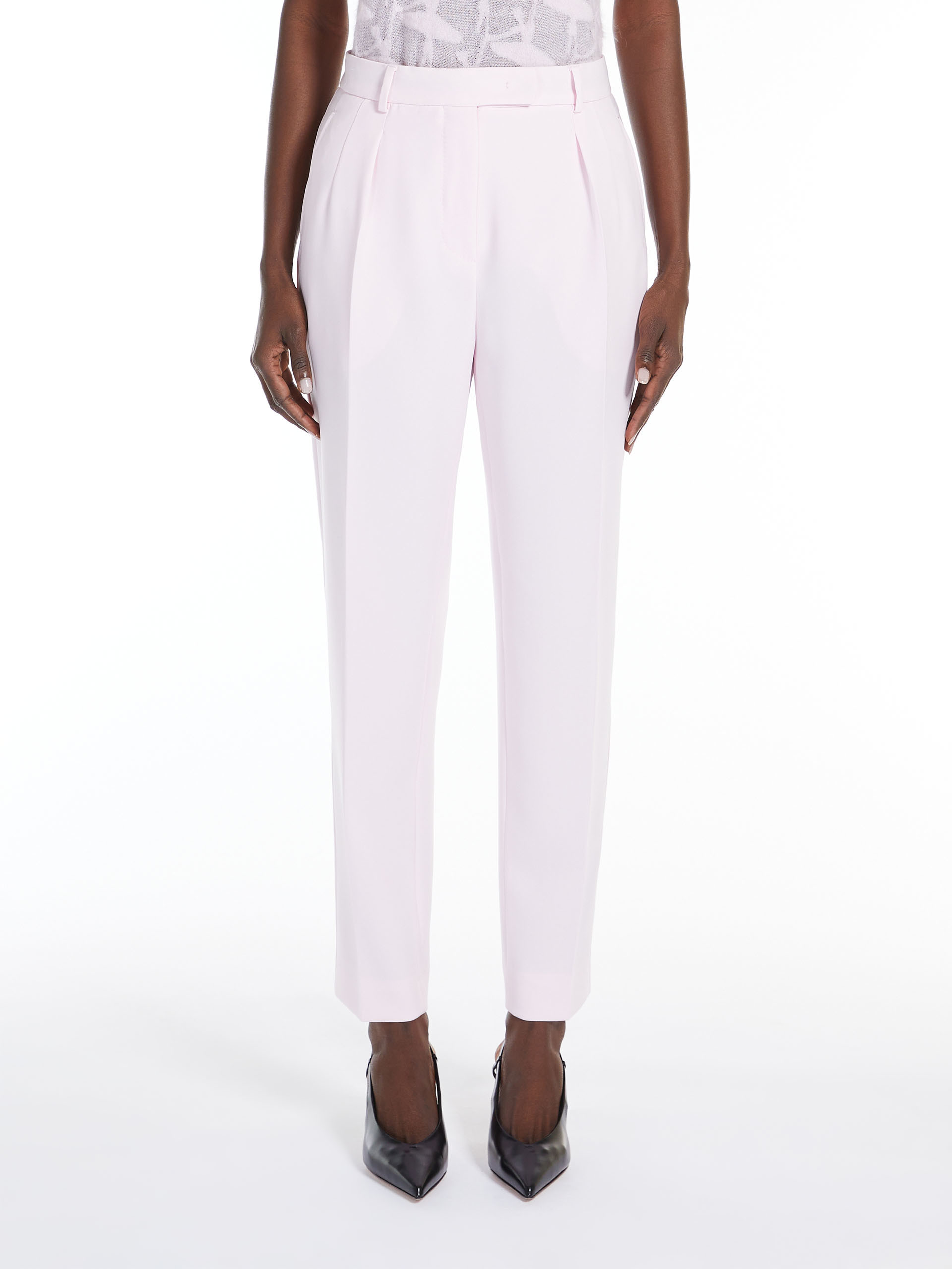 Max Mara Radish Version Casual Pants In White