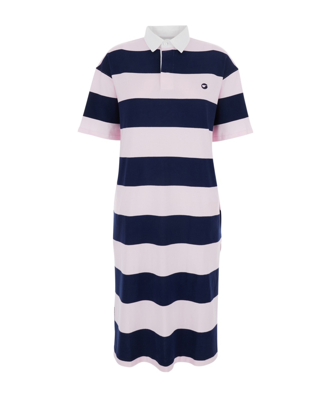 Coperni Striped Dress In White