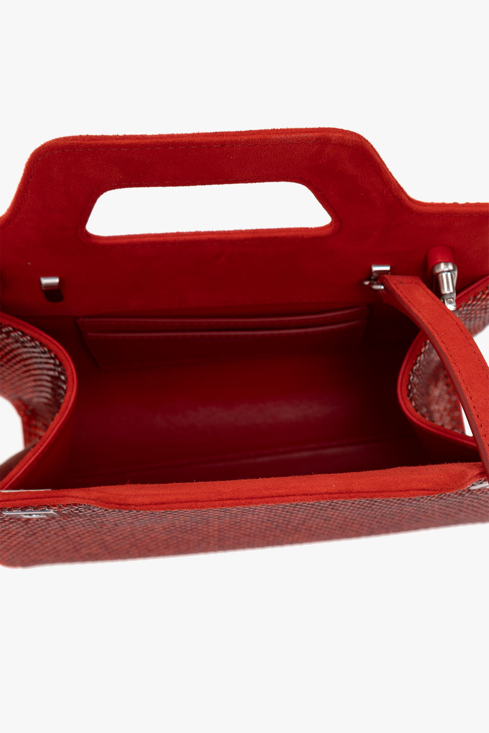 Shop Ferragamo Logo Shoulder Bag In Red
