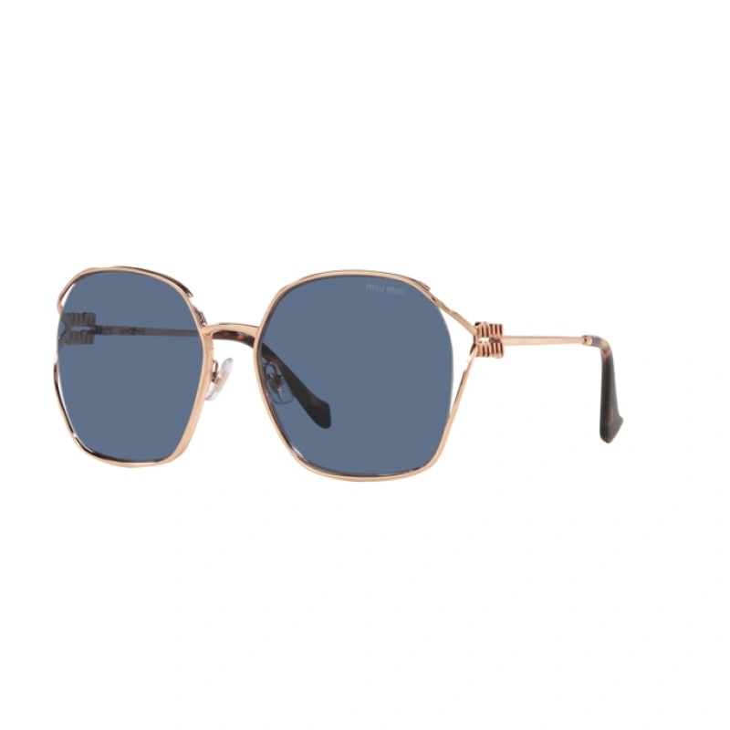 Miu Miu Eyewear Square Frame Sunglasses In Blue