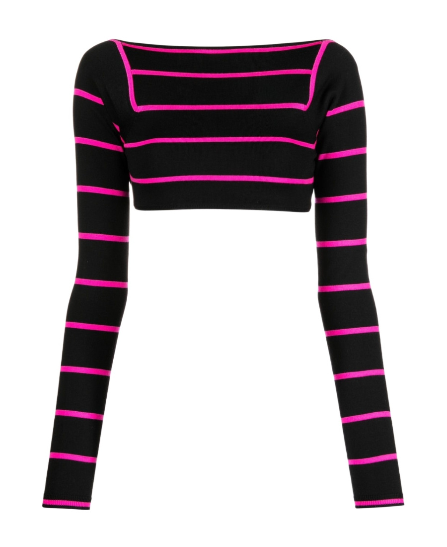 EMILIO PUCCI STRIPED SWEATER WITH BARE BACK 