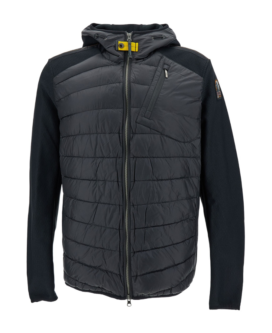 Parajumpers Nolan Padded And Spliced Down Jacket In Black