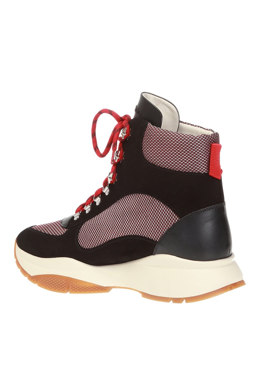Jimmy Choo Inca Stitching High-top Leisure Sneakers In Animal Print