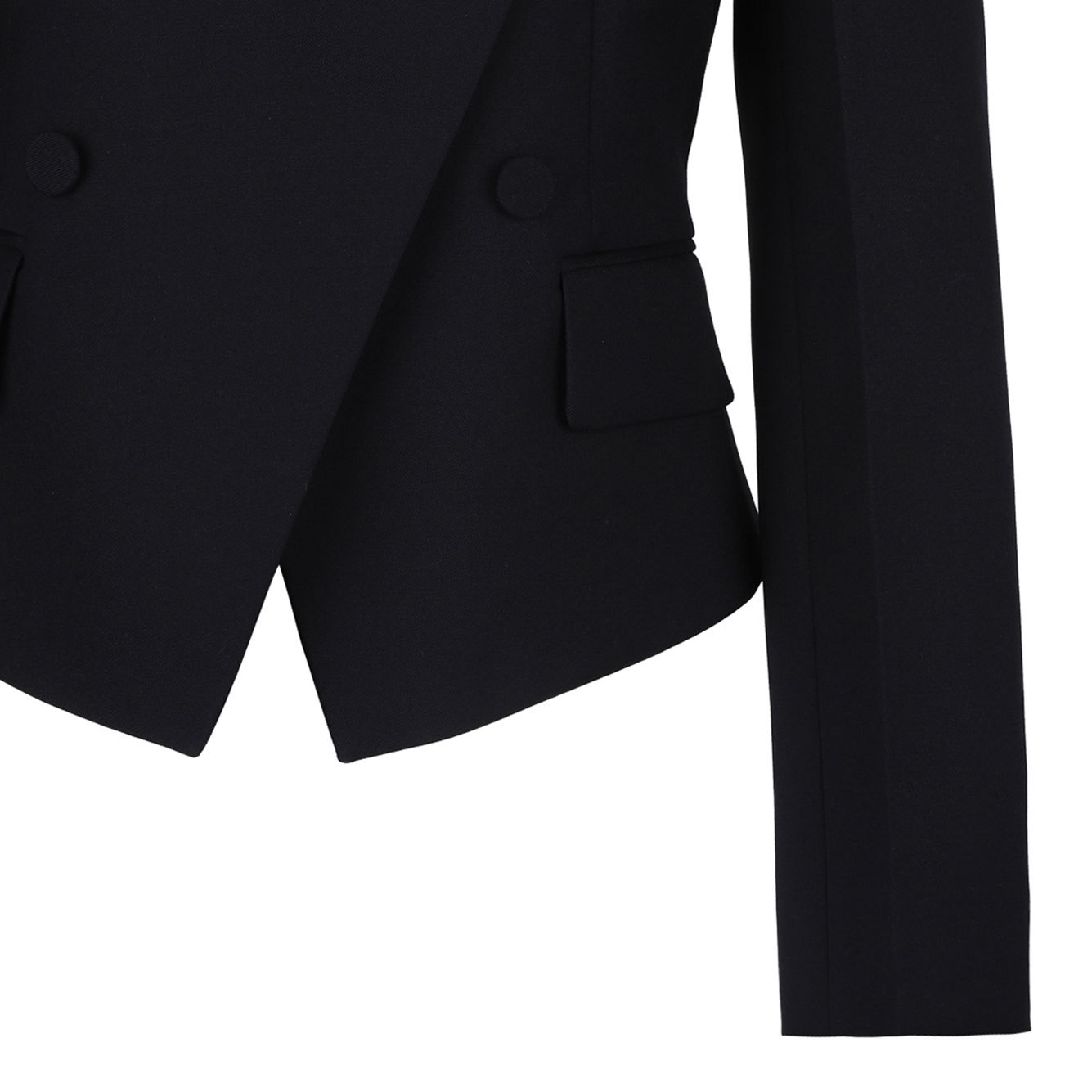 Alexander Mcqueen Long-sleeved Suit Jacket In Black