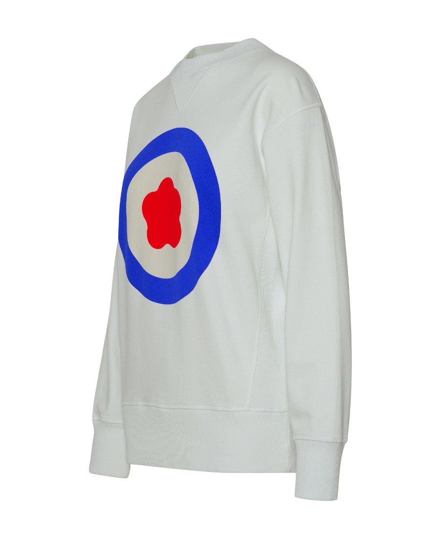 Kenzo Logo-print Cotton Sweatshirt In White