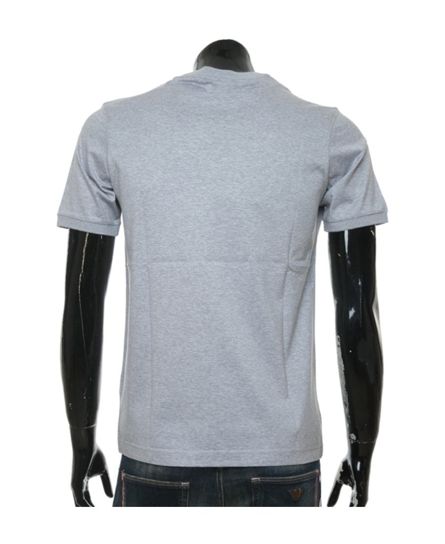 Shop Paul & Shark Logo Printed T-shirt With Round Neck In Gray
