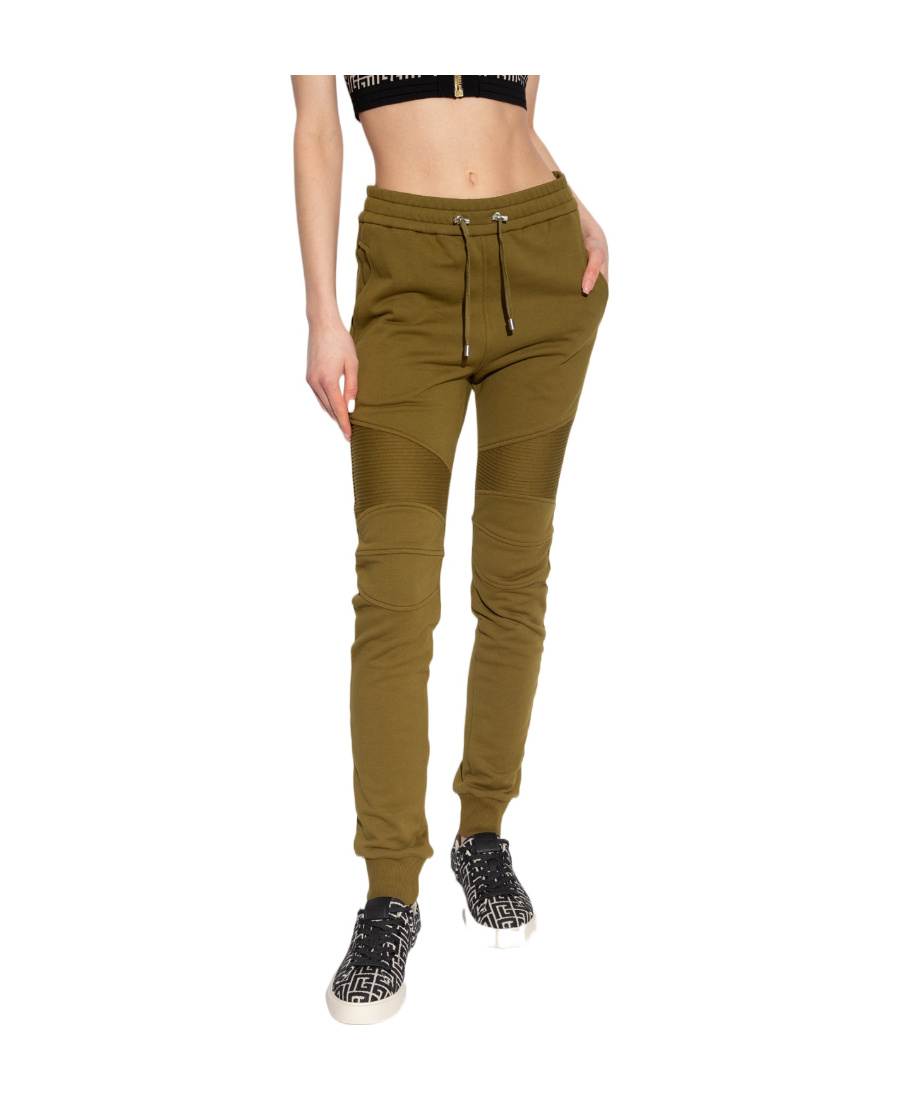 BALMAIN ORGANIC-COTTON TRACK PANTS