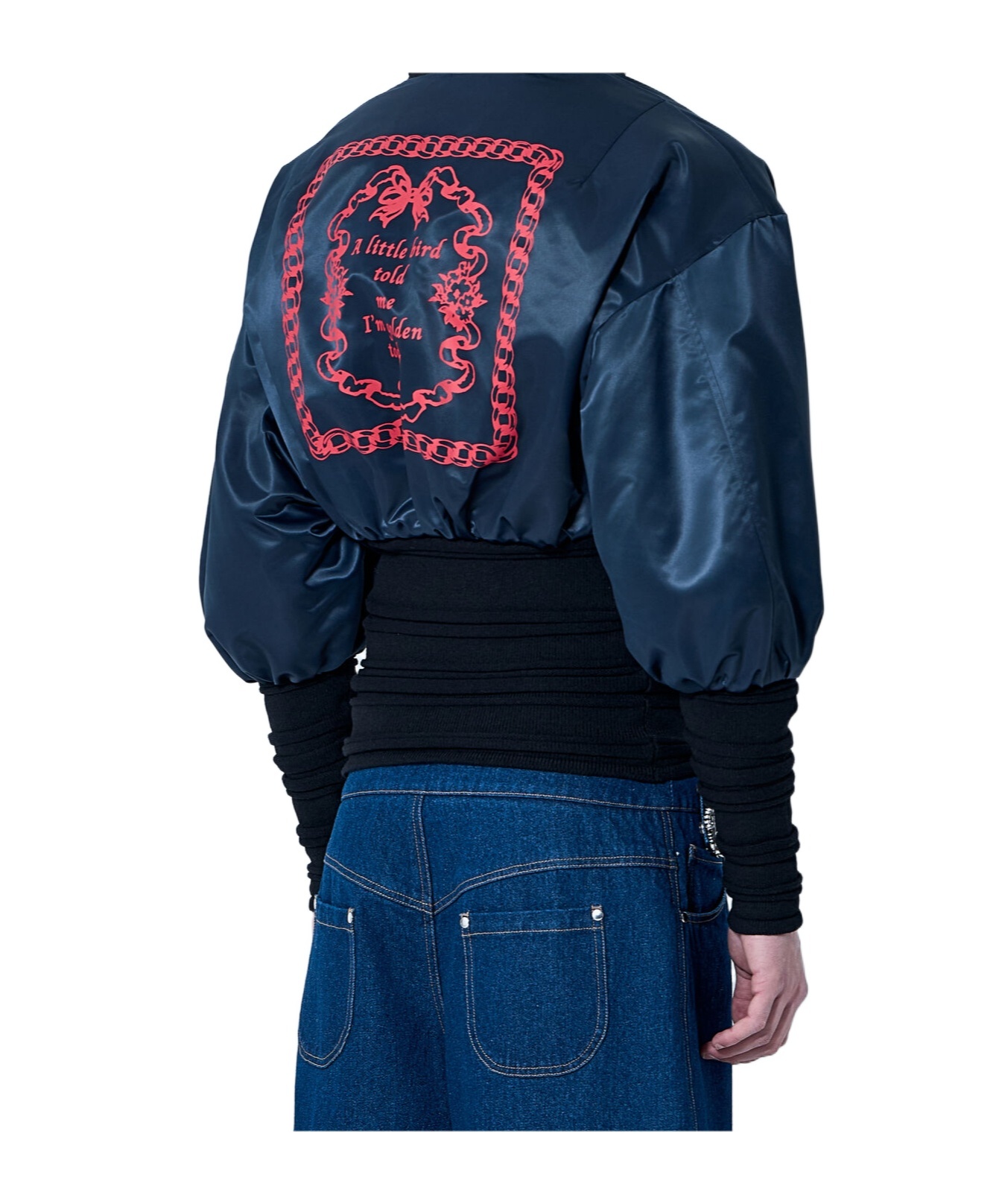 Chopova Lowena Long Sleeve Casual Jacket In Blue