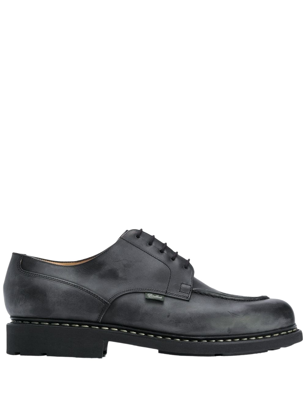 Paraboot Derby-schuhe Mit Runder Kappe In Black